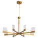 Myhouse Lighting Oxygen - 3-651-56 - LED Chandelier - Gamma - Brushed Brass