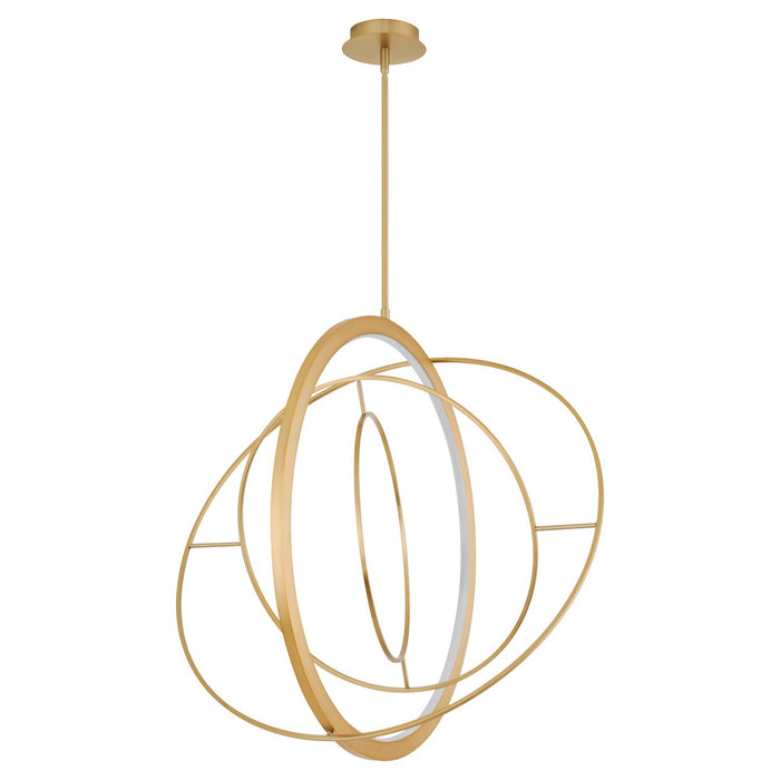 Myhouse Lighting Oxygen - 3-658-40 - LED Pendant - Gallilei - Aged Brass
