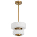 Myhouse Lighting Oxygen - 3-80-56 - LED Pendant - Favo - Brushed Brass