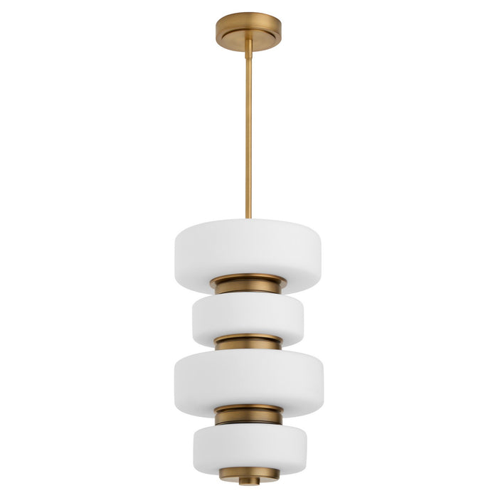Myhouse Lighting Oxygen - 3-81-56 - LED Pendant - Favo - Brushed Brass