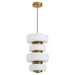 Myhouse Lighting Oxygen - 3-81-56 - LED Pendant - Favo - Brushed Brass