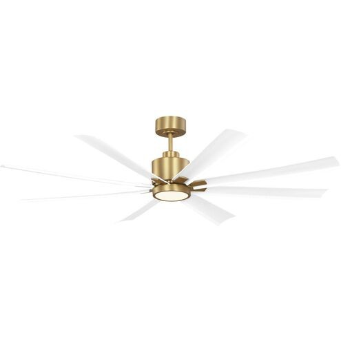 Myhouse Lighting Generation Lighting - 8FLSM65BBSD - 65"Ceiling Fan - Flera Smart 65 LED - Burnished Brass