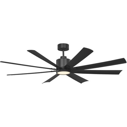 Myhouse Lighting Generation Lighting - 8FLSM65MBKD - 65"Ceiling Fan - Flera Smart 65 LED - Midnight Black