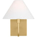 Myhouse Lighting Visual Comfort Studio - DJW1081SB - One Light Wall Sconce - Eldon - Satin Brass
