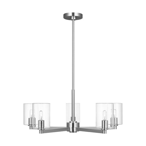 Myhouse Lighting Visual Comfort Studio - 3164205C-05 - Five Light Chandelier - Fullton - Chrome