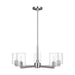 Myhouse Lighting Visual Comfort Studio - 3164205C-05 - Five Light Chandelier - Fullton - Chrome