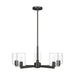 Myhouse Lighting Visual Comfort Studio - 3164205C-112 - Five Light Chandelier - Fullton - Midnight Black