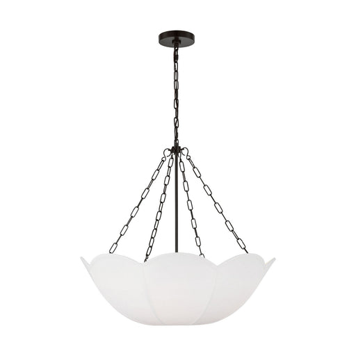 Myhouse Lighting Visual Comfort Studio - AC1163AI - Three Light Chandelier - Stassi - Aged Iron