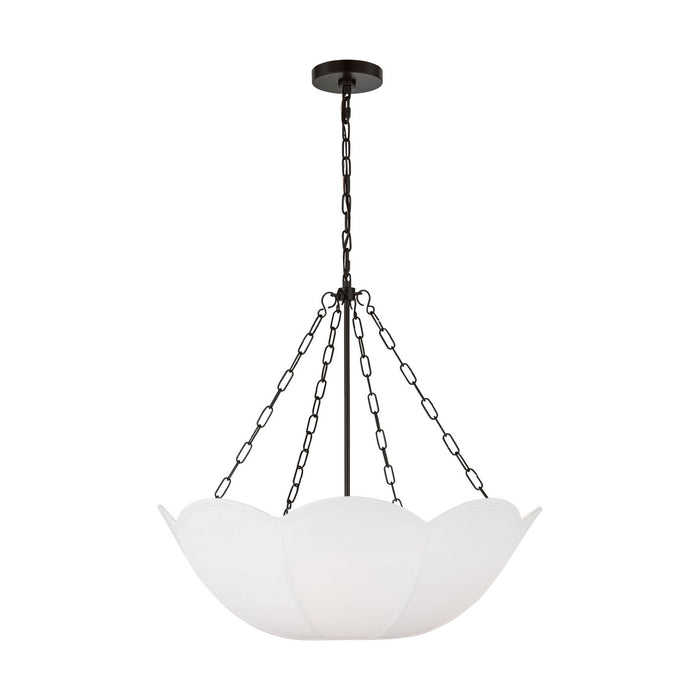 Myhouse Lighting Visual Comfort Studio - AC1163AI - Three Light Chandelier - Stassi - Aged Iron