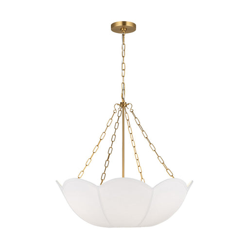 Myhouse Lighting Visual Comfort Studio - AC1163BBS - Three Light Chandelier - Stassi - Burnished Brass
