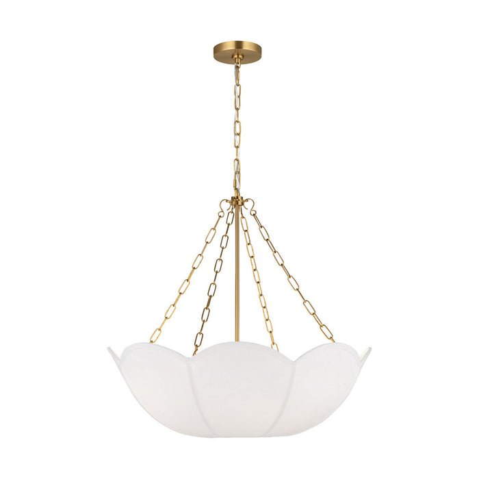 Myhouse Lighting Visual Comfort Studio - AC1163BBS - Three Light Chandelier - Stassi - Burnished Brass
