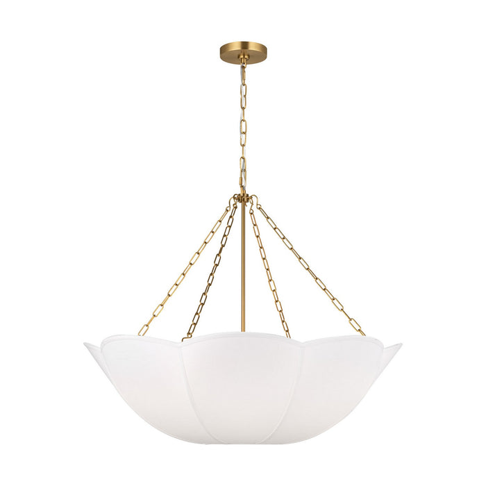 Myhouse Lighting Visual Comfort Studio - AC1174BBS - Four Light Chandelier - Stassi - Burnished Brass