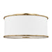 Myhouse Lighting Visual Comfort Studio - AF1182GD - Two Light Flush Mount - Aldric - Gild