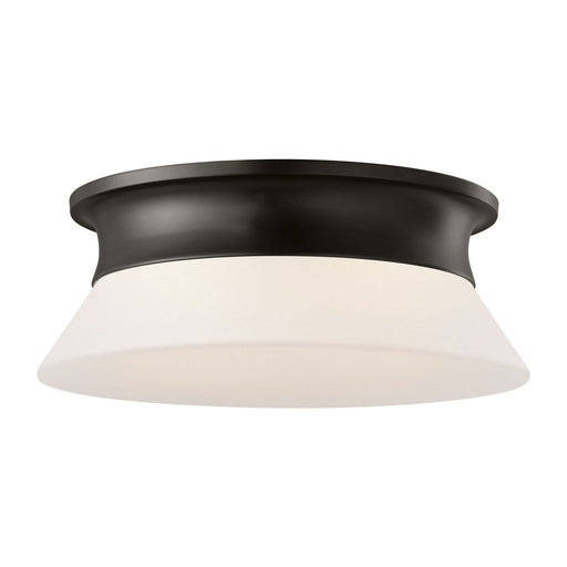 Myhouse Lighting Visual Comfort Studio - AF1192AI - Two Light Flush Mount - Panos - Aged Iron