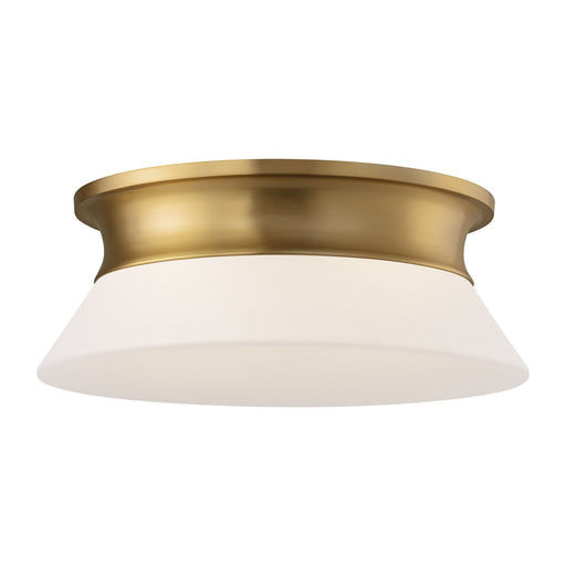 Myhouse Lighting Visual Comfort Studio - AF1192BBS - Two Light Flush Mount - Panos - Burnished Brass