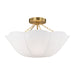 Myhouse Lighting Visual Comfort Studio - AF1212BBS - Two Light Semi Flush Mount - Stassi - Burnished Brass
