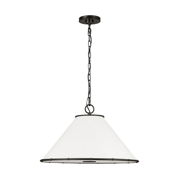 Myhouse Lighting Visual Comfort Studio - AP1272AI - Two Light Pendant - Aldric - Aged Iron