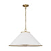 Myhouse Lighting Visual Comfort Studio - AP1283GD - Three Light Pendant - Aldric - Gild