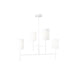 Myhouse Lighting Visual Comfort Studio - BC1024MWT - Four Light Chandelier - Key - Matte White