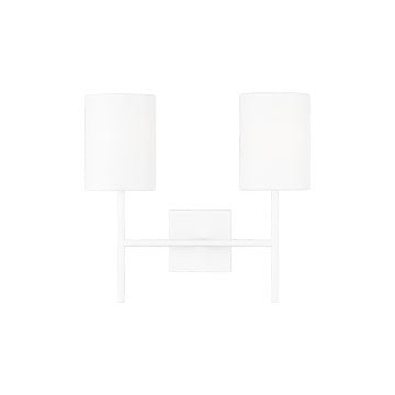 Myhouse Lighting Visual Comfort Studio - BW1012MWT - Two Light Wall Sconce - Key - Matte White