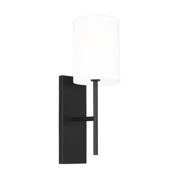 Myhouse Lighting Visual Comfort Studio - BW1021MBK - One Light Wall Sconce - Key - Midnight Black
