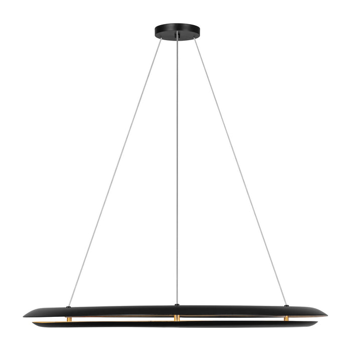 Myhouse Lighting Visual Comfort Studio - CC1801MBK - LED Chandelier - Cielo - Midnight Black