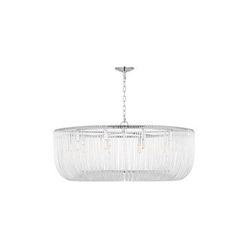 Myhouse Lighting Visual Comfort Studio - CP14710PN - Ten Light Pendant - Pierce - Polished Nickel