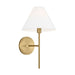 Myhouse Lighting Visual Comfort Studio - CW1371BBS - One Light Wall Sconce - Ridgewood - Burnished Brass