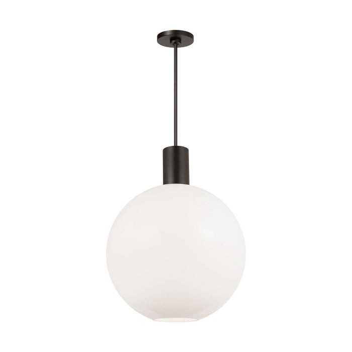 Myhouse Lighting Visual Comfort Studio - DJP1191MBK - One Light Pendant - Colewood - Midnight Black