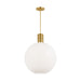 Myhouse Lighting Visual Comfort Studio - DJP1191SB - One Light Pendant - Colewood - Satin Brass