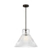 Myhouse Lighting Visual Comfort Studio - DJP1201MBK - One Light Pendant - Liouet - Midnight Black