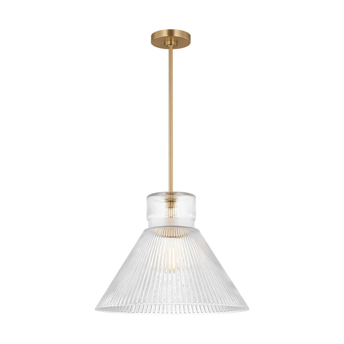 Myhouse Lighting Visual Comfort Studio - DJP1201SB - One Light Pendant - Liouet - Satin Brass
