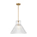Myhouse Lighting Visual Comfort Studio - DJP1201SB - One Light Pendant - Liouet - Satin Brass