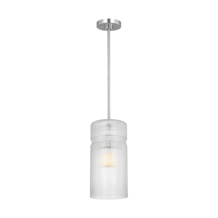 Myhouse Lighting Visual Comfort Studio - DJP1211BS - One Light Pendant - Liouet - Brushed Nickel