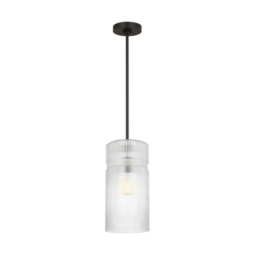 Myhouse Lighting Visual Comfort Studio - DJP1211MBK - One Light Pendant - Liouet - Midnight Black