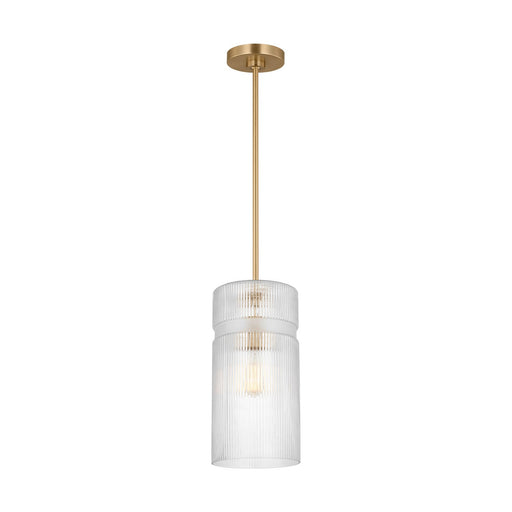 Myhouse Lighting Visual Comfort Studio - DJP1211SB - One Light Pendant - Liouet - Satin Brass