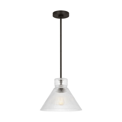 Myhouse Lighting Visual Comfort Studio - DJP1221MBK - One Light Pendant - Liouet - Midnight Black