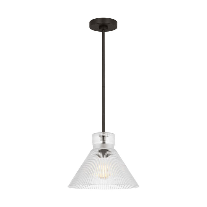 Myhouse Lighting Visual Comfort Studio - DJP1221MBK - One Light Pendant - Liouet - Midnight Black