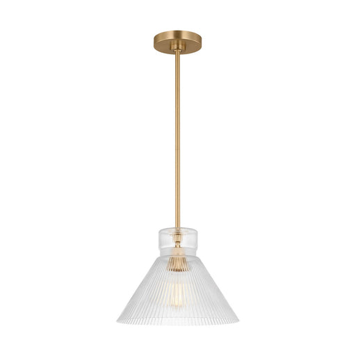 Myhouse Lighting Visual Comfort Studio - DJP1221SB - One Light Pendant - Liouet - Satin Brass