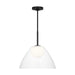 Myhouse Lighting Visual Comfort Studio - DJP1251MBK - One Light Pendant - Suma - Midnight Black