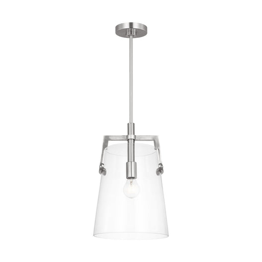Myhouse Lighting Visual Comfort Studio - DJP1271BS - One Light Pendant - Crofton - Brushed Nickel
