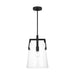 Myhouse Lighting Visual Comfort Studio - DJP1271MBK - One Light Pendant - Crofton - Midnight Black