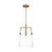 Myhouse Lighting Visual Comfort Studio - DJP1271SB - One Light Pendant - Crofton - Satin Brass