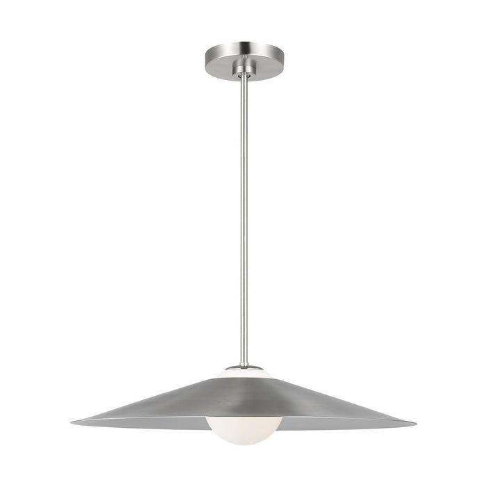 Myhouse Lighting Visual Comfort Studio - DJP1281BS - One Light Pendant - Astra - Brushed Nickel