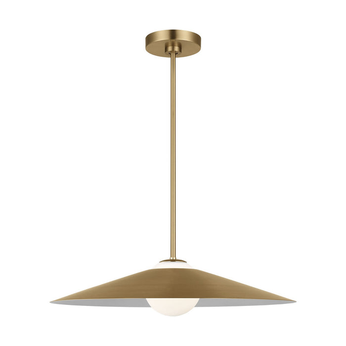 Myhouse Lighting Visual Comfort Studio - DJP1281SB - One Light Pendant - Astra - Satin Brass