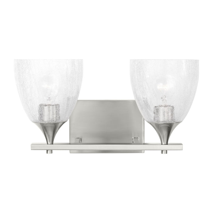 Myhouse Lighting Visual Comfort Studio - DJV1022BSCKG - Two Light Vanity - Toffino - Brushed Nickel