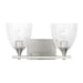 Myhouse Lighting Visual Comfort Studio - DJV1022BSCKG - Two Light Vanity - Toffino - Brushed Nickel