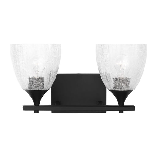 Myhouse Lighting Visual Comfort Studio - DJV1022MBKCKG - Two Light Vanity - Toffino - Midnight Black