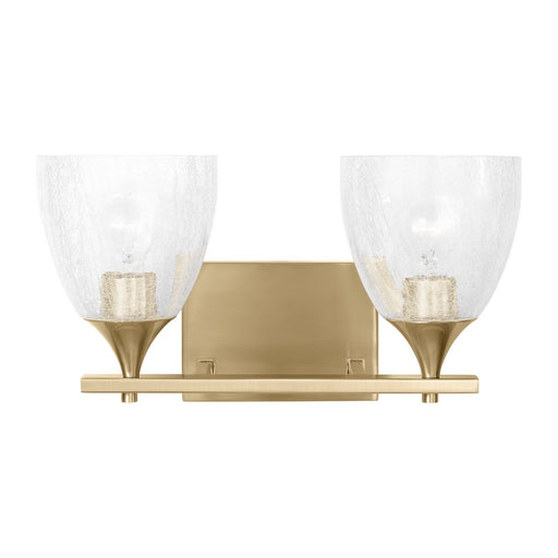 Myhouse Lighting Visual Comfort Studio - DJV1022SBCKG - Two Light Vanity - Toffino - Satin Brass