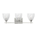 Myhouse Lighting Visual Comfort Studio - DJV1023BSCKG - Three Light Vanity - Toffino - Brushed Nickel